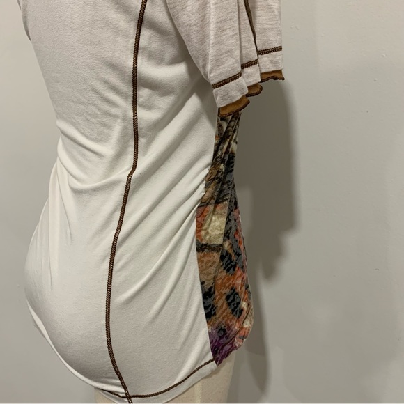 Y2K top with zipper and corset detail - Picture 4 of 5